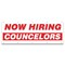Signmission Now Hiring Counselors Banner Apply Inside Accepting Application Single Sided B-120-30223 - alternate 1